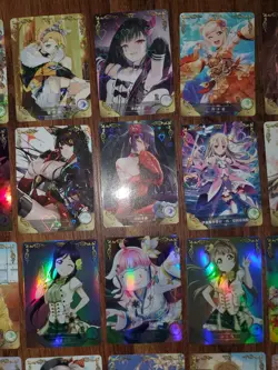 Lot of 58 Goddess Story Japanese Anime Holo Cards - Image 5
