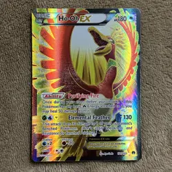 Ho-Oh Full Art EX 121/122 XY Breakpoint Pokemon Card 2016 - Image 1