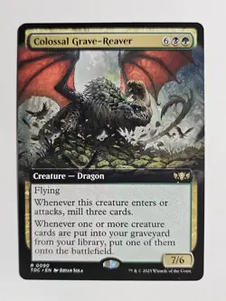 Colossal Grave-Reaver (Extended Art) Commander: Tarkir: Dragonstorm Regular - Image 1