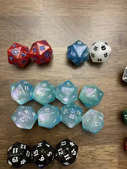 Lot of 52 MTG Magic the Gathering Spindown D20 Dice Various Sets Promos !!!!!!!! - Image 2