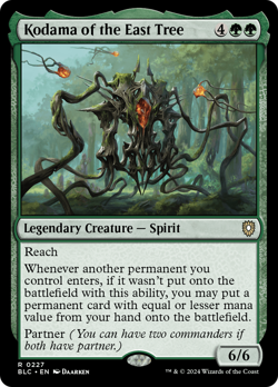 Kodama of the East Tree #227 | Near Mint | BLC Bloomburrow Commander Magic MTG - Image 1
