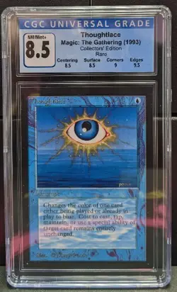 MTG Collectors' Edition Thoughtlace CGC 8.5 - Image 1
