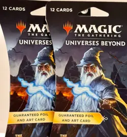 (2) Magic The Gathering Lord of the Rings~Tales of Middle-Earth Set Boosters NEW - Image 1