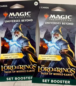 (2) Magic The Gathering Lord of the Rings~Tales of Middle-Earth Set Boosters NEW - Image 2