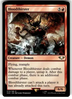 Bloodthirster Universes Beyond: Warhammer 40000 Regular MTG NM - Image 1