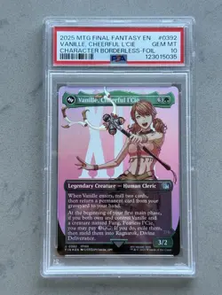 PSA 10 ~ Vanille, Cheerful l'Cie #392 FOIL Borderless MTG Final Fantasy FIN - Image 1