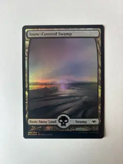 Snow-Covered Swamp *FOIL* Modern Horizons Magic the Gathering MTG - Image 1