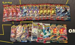 Lot of 24 Pokemon S&S/ S & V booster packs 15 Battle Styles - Image 1