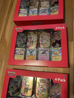 NEW Pokemon 4 Mini Tins 4 Promo Cards Bundle 151 Sam's Club IN HAND - LOT OF 3 - Image 2