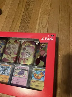 NEW Pokemon 4 Mini Tins 4 Promo Cards Bundle 151 Sam's Club IN HAND - LOT OF 3 - Image 3