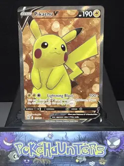 Pokemon Card Pikachu V 157/172 Full Art Brilliant Stars Rare Near Mint - Image 1