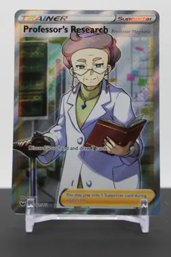 Professor's Research (Full Art) 201/202 Holo - Pokemon SWSH01: Sword & Shield Ba - Image 1