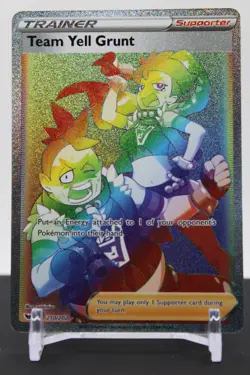 Team Yell Grunt (Secret) 210/202 Holo - Pokemon SWSH01: Sword & Shield Base Set - Image 1