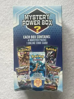 Pokemon Mystery Power Box 2023 4 Booster Packs Chase Maybe Evolving SkiesU!UU - Image 1