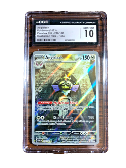 Aegislash Illustration Rare #210 - CGC GEM MINT 10 - Paradox Rift - Pokemon TCG - Image 1