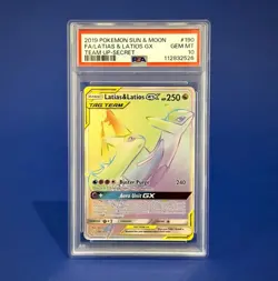 Latias & Latios GX 190/181 Tag Team - PSA 10 - Team Up - Sun & Moon Pokemon TCG - Image 1