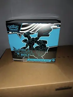 Pokemon TCG Black Bolt Elite Trainer Box ETB New & Sealed tiny tear on film - Image 1