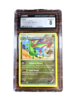 Flygon Regular Rare #76 - CGC NM/MINT 8 - 2014 XY Furious Fists - Pokemon TCG - Image 1