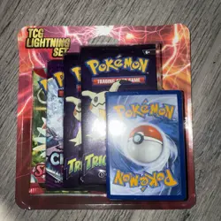 Pokemon TCG Lightning Set 4 Packs Sealed (Scarlet & Violet/chilling Reign - Image 1