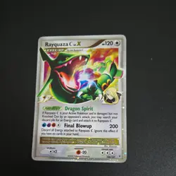 2009 POKEMON PLATINUM SUPREME VICTORS #146/147 RAYQUAZA C LV.X ULTRA RARE - Image 1