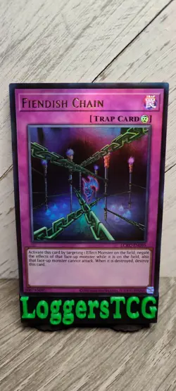 Yu-Gi-Oh! Fiendish Chain / LCKC-EN095 UNLIMITED NM - Image 1