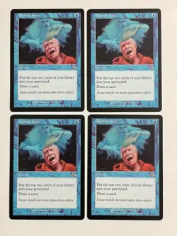 4x Mental Note MTG Cards Judgment Common PLAYSET x4 LP/MP - Image 1