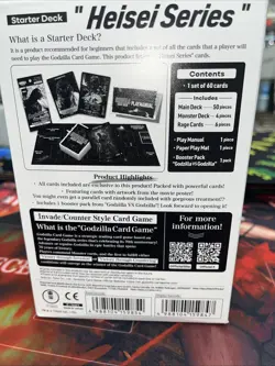 Godzilla Card Game Starter Deck "Heisei Series" Godzilla English [Sealed Case] - Image 3