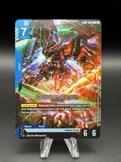 Gundam Epyon (GD02-002) [Foil] (NM) - Gundam Card Game - Dual Impact (ENG) - Image 1