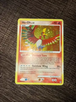 Pokemon TCG Ho-Oh Secret Wonders Holo Holo Rare Card 10/132 MP+ Lightly Played - Image 4