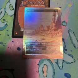 Plateau Full Art Foil Play Test Mtg Card - Image 1