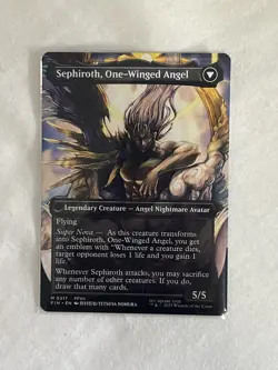 Magic: The Gathering Sephiroth Fabled Soldier Borderless Card Final Fantasy 0317 - Image 2