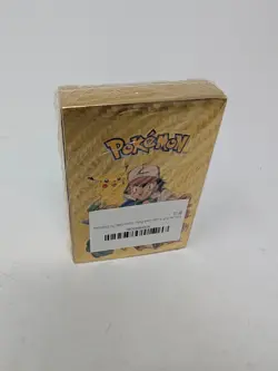 55 Pcs Sealed Pokemon Foil Gold Cards Pack Tcg GX Fan Art - Image 2