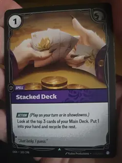 Riftbound Stacked Deck card 183/298 Uncommon League of Legends - Image 1