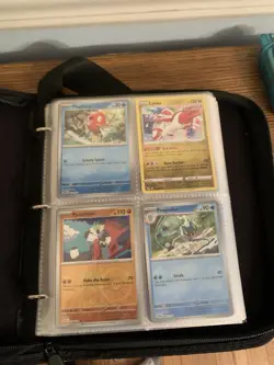 Charmander Card Binder Holder w/ 50 Removable Sleeves Plus 240 Pokemon Cards NM - Image 2