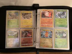 Charmander Card Binder Holder w/ 50 Removable Sleeves Plus 240 Pokemon Cards NM - Image 5