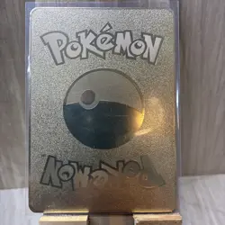 Pikachu VMAX Gold Metal Textured Rainbow Edition Display Pokemon Card - Image 3