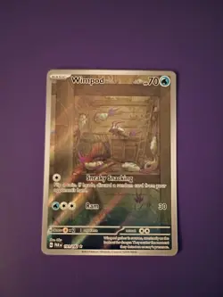 Pokemon TCG Wimpod Paradox Rift 191/182 Holo Illustration Rare Card - Image 1