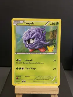 Pokemon Card Tangela 8/83 Generations 20th Anniversary Promo Light Play - Image 1