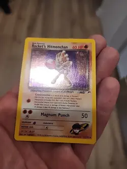 Pokemon TCG Rockets Hitmonchan Holo Rare Card 11/132 - Image 4