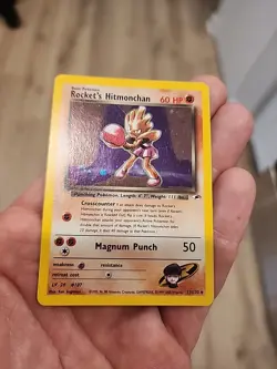 Pokemon TCG Rockets Hitmonchan Holo Rare Card 11/132 - Image 5