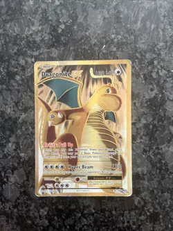 2016 Dragonite Ex Holo Rare Card 106/108 Moderate Condition - Image 1