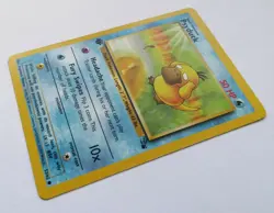 Psyduck 53/62 1st Edition Fossil Set Pokemon Card WOTC Rare NM - Image 2