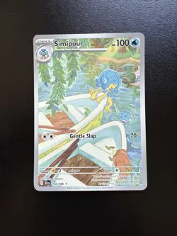 FREE SHIPPING Pokemon TCG Simipour Black Bolt Rare Holo Card 102/086 Sv: Black - Image 1