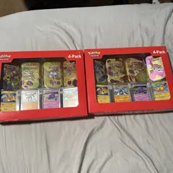 NEW Pokemon 4 Mini Tins 4 Promo Cards Bundle 151 Sam's Club IN HAND - LOT OF 2 - Image 1