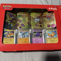 NEW Pokemon 4 Mini Tins 4 Promo Cards Bundle 151 Sam's Club IN HAND - LOT OF 2 - Image 2