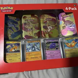 NEW Pokemon 4 Mini Tins 4 Promo Cards Bundle 151 Sam's Club IN HAND - LOT OF 2 - Image 3