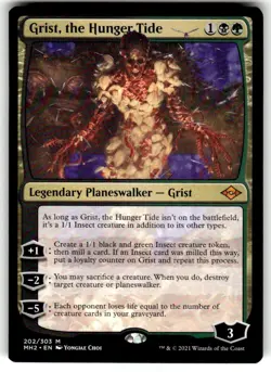Magic: The Gathering Planeswalker Grist, the Hunger Tide Mythic Regular MTG NM - Image 1