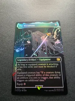 MTG - The Masamune - Borderless Foil - NM - #353 - Image 1