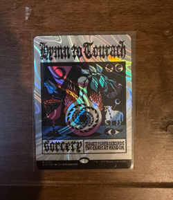 Halo Foil Hymn to Tourach - Rare Encylopedia Secret Lair Variant Pack Fresh - Image 1