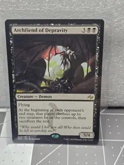 MTG | Fate Reforged | Archfiend of Depravity | Regular - Image 1